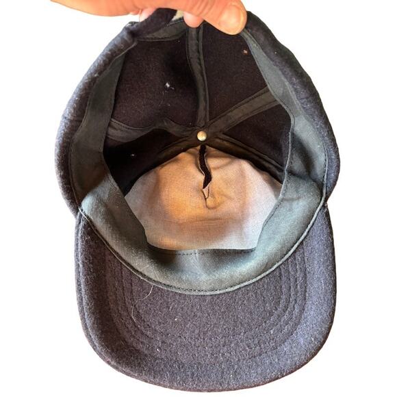 80s Wool Totes hat cap vintage adjustable navy blue dad hat insignia and in EUC - Picture 3 of 4